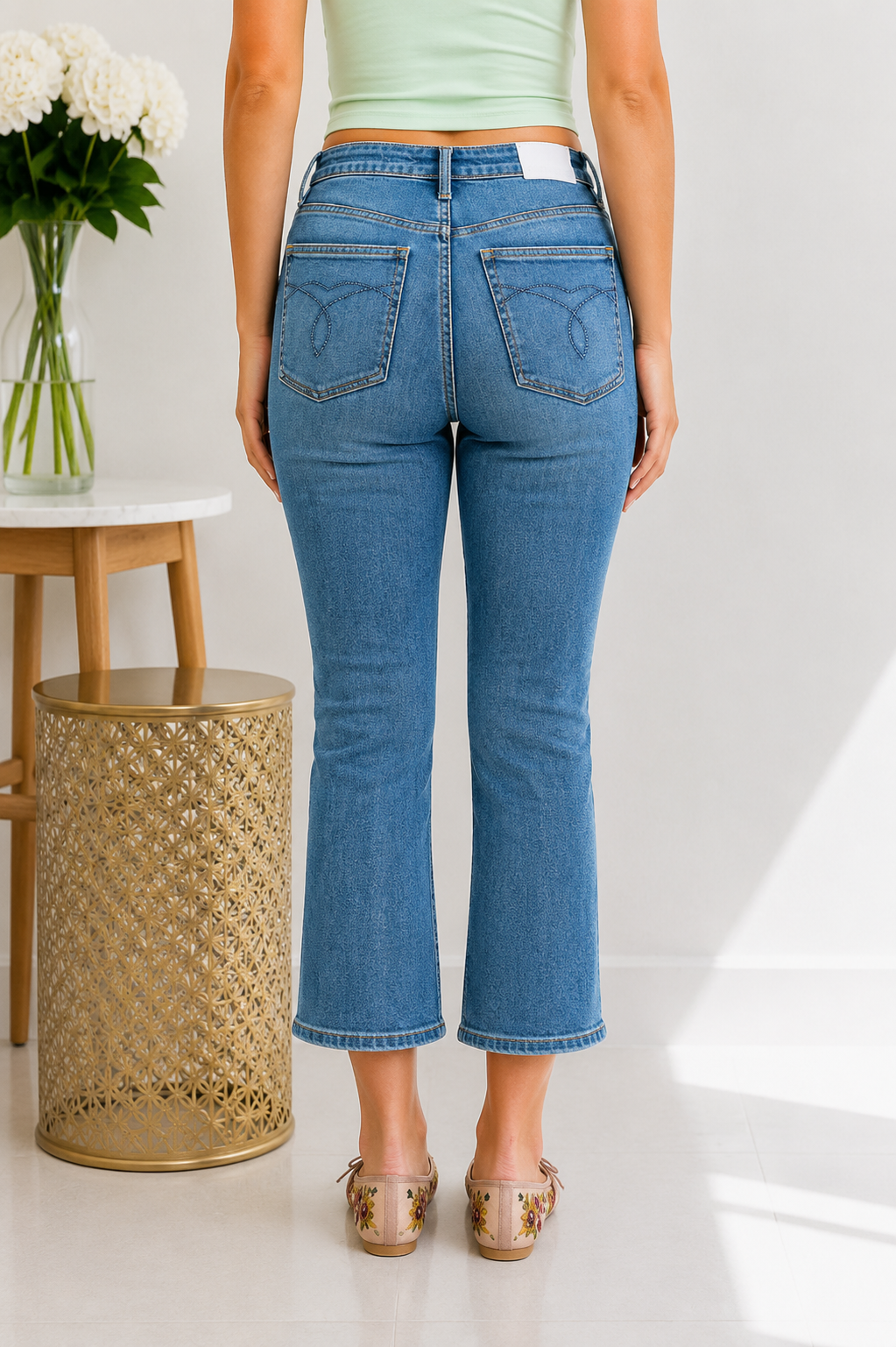 Judy Blue The Harper Crop Flare Judy Blues