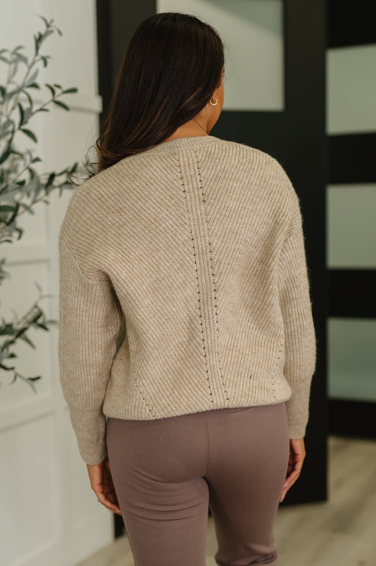 GeeGee Make it Easy Textured Sweatshirt Womens