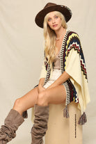 Kye Mi Chilly Nights Kimono Wrap with Tassel Tie Cardigans