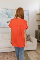 Jodifl Got it Made Blouse in Tomato Red Tops