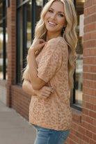 And The Why Blush Safari Knit Tee