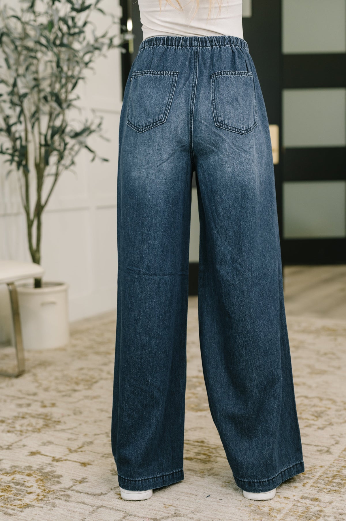 Judy Blue Ashley High Waist Featherweight Palazzo Jean Jeans