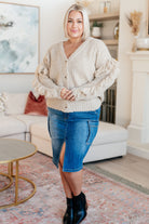 Haptics Ask Me About It Fringe Cardigan Cardigans