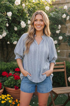 Jodifl Easy Does It Puff Sleeve Blouse
