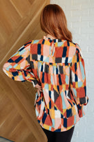 Jodifl Call It What It Is Mod Print Blouse Blouses