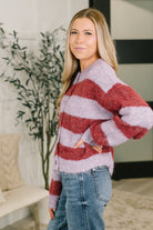 Haptics Callin' Be Back Again Casual Button Down Sweater Cardigans