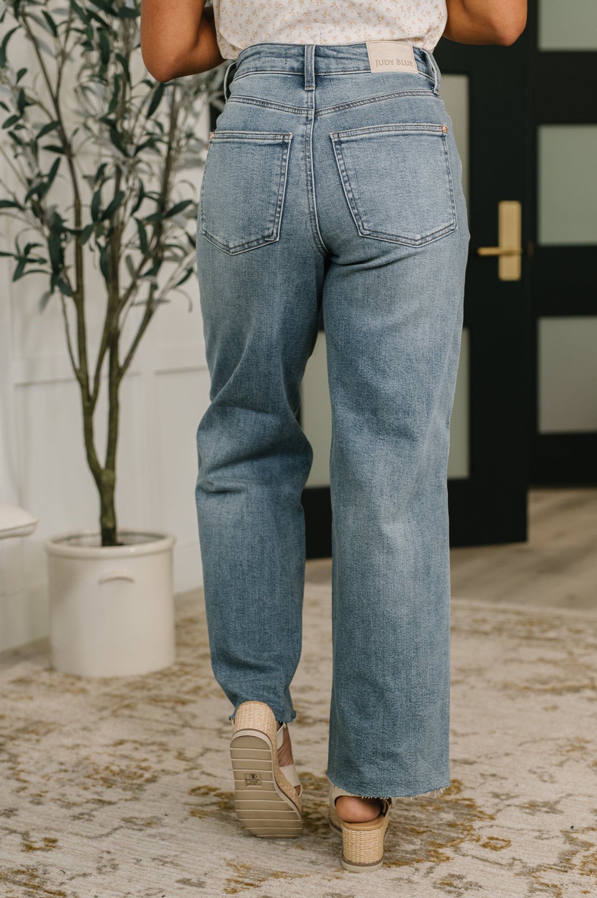 Judy Blue Ciera High Waist Rigid Magic Wihelmina Baggy Womens