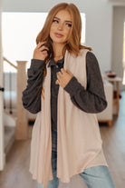 White Birch Surely a Win Sleeveless Cardigan Layers