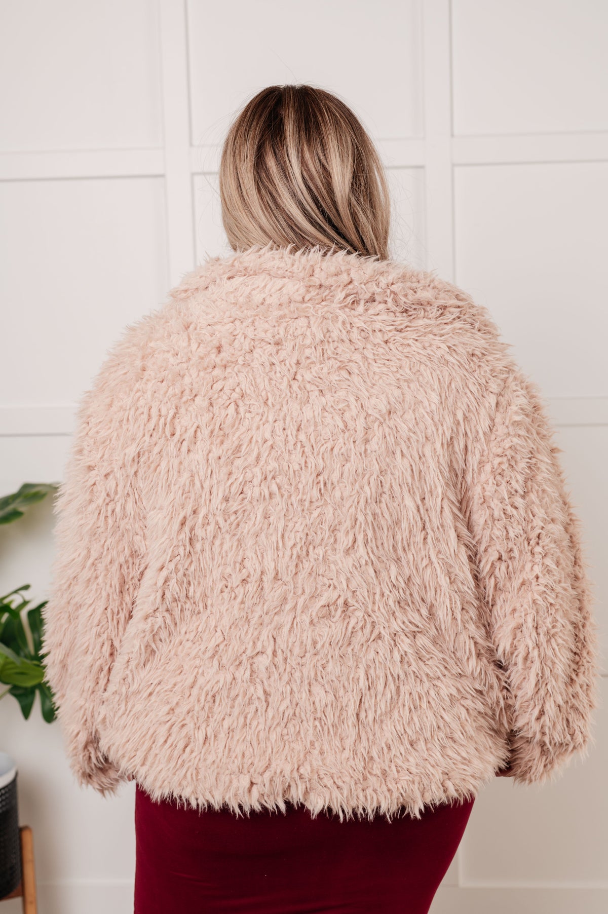 Haptics Disco Queen Faux Fur Coat Coats & Jackets