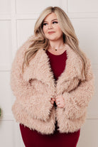 Haptics Disco Queen Faux Fur Coat Coats & Jackets