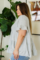 Haptics Endless Memories Tiered Babydoll Top Tops