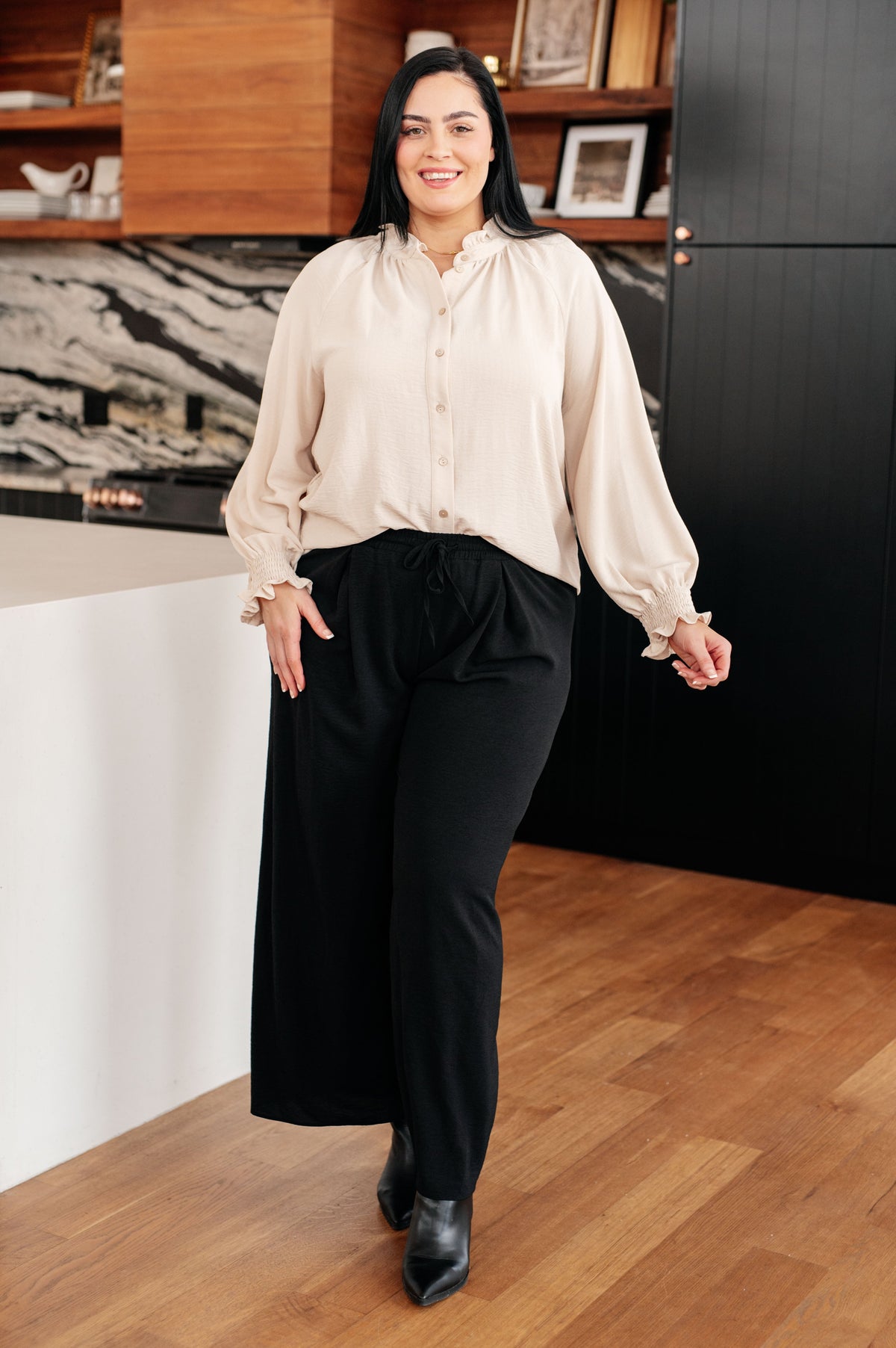 Jodifl For You I Do Button Up Blouse Tops