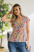Haptics Garden Bliss Floral Blouse