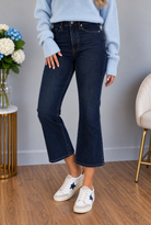 Judy Blue Going Somewhere Kick Flare Jeans 24W
