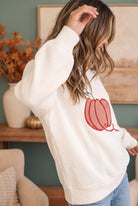 Haptics Pumpkin Patch Corded Sweatshirt