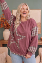 Haptics Starry Eyed Pullover Sweatshirt Tops