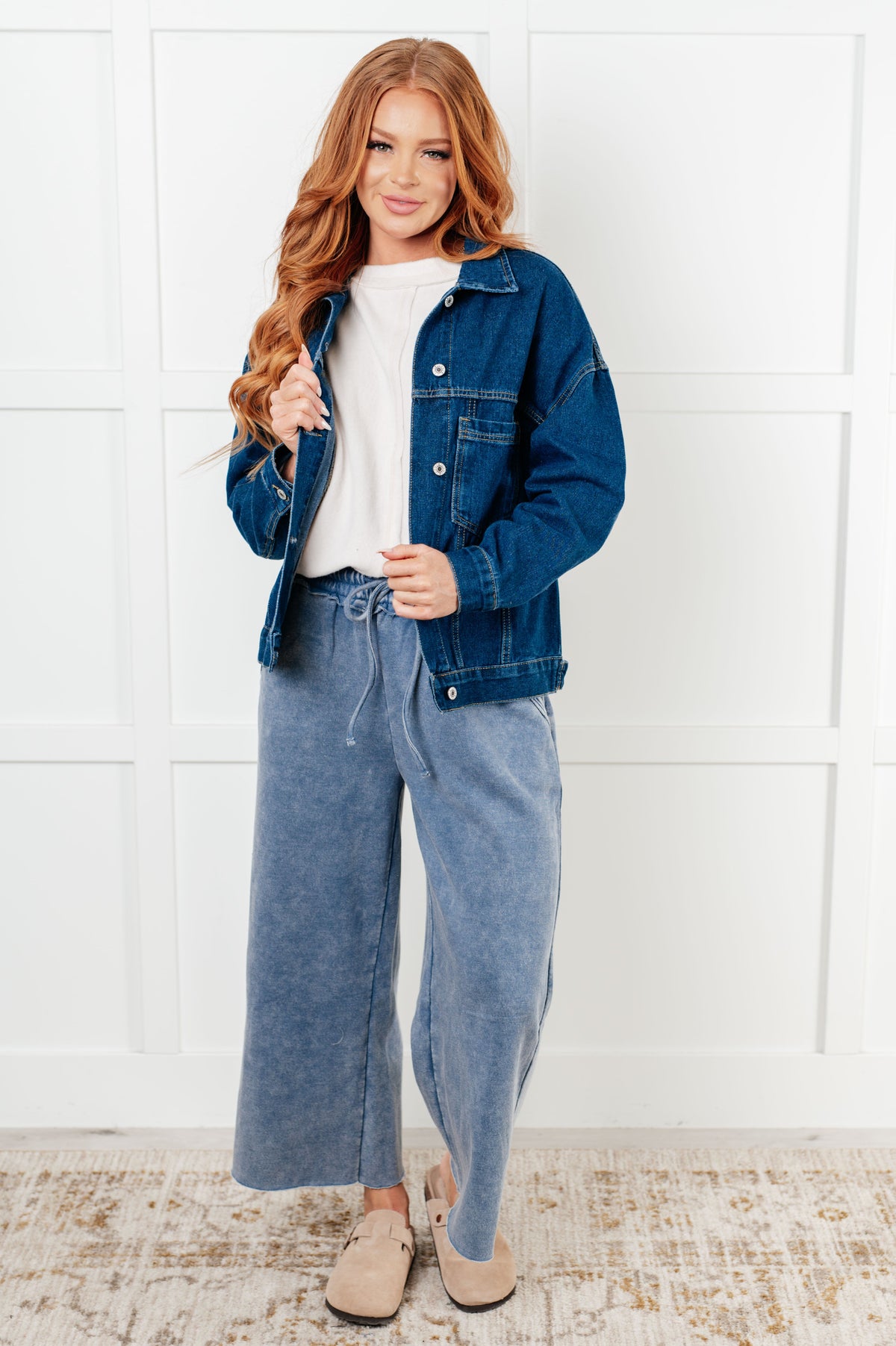 One Eleven North Have We Met Oversized Denim Jacket Jackets