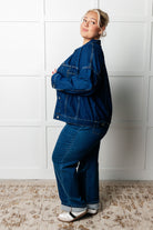 One Eleven North Have We Met Oversized Denim Jacket Jackets