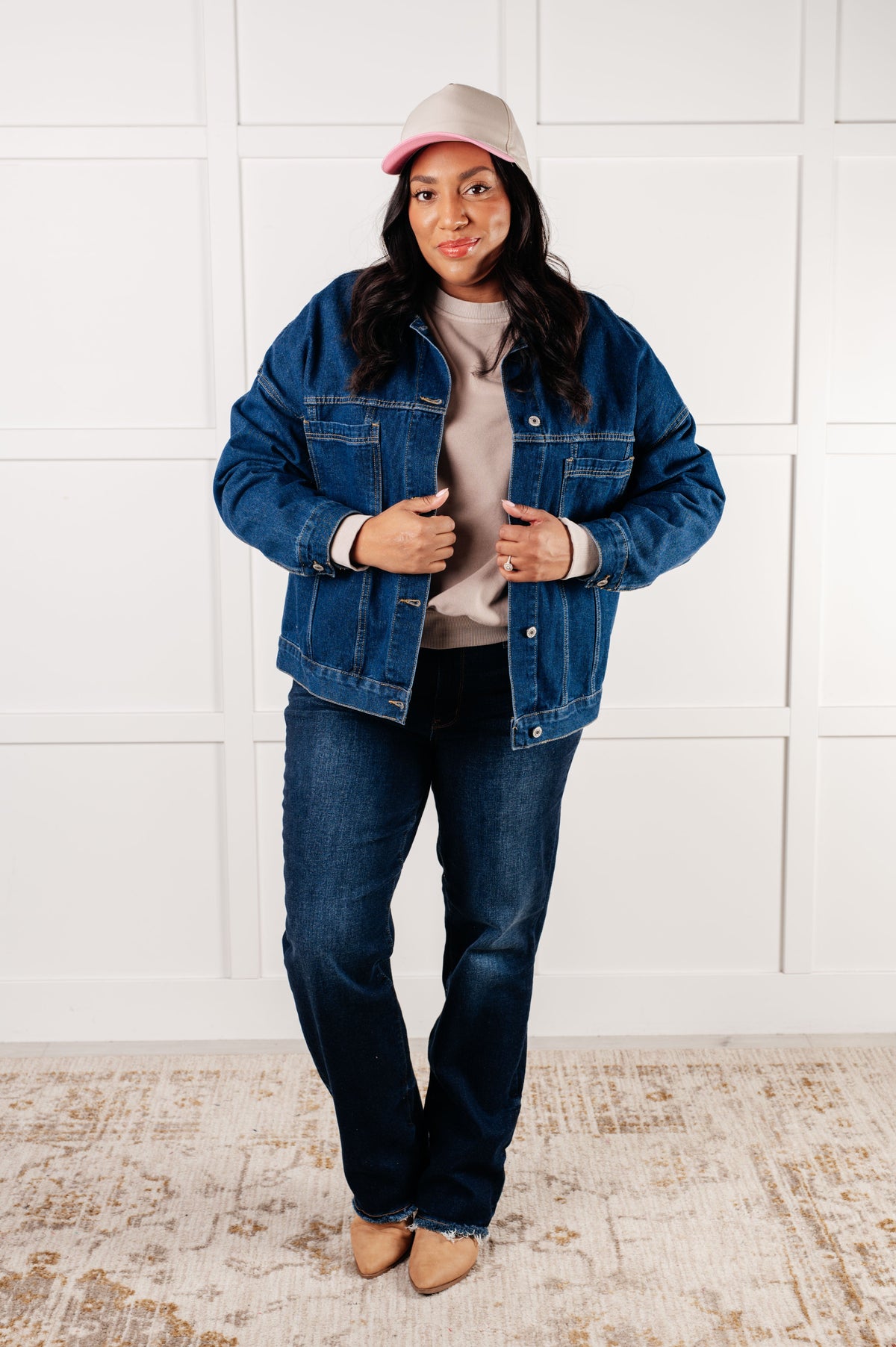 One Eleven North Have We Met Oversized Denim Jacket Jackets