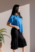 Zenana Hazy Wash Rib Top Tops
