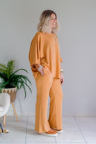 Dear Scarlett Here Comes the Sun Marigold Set Pants
