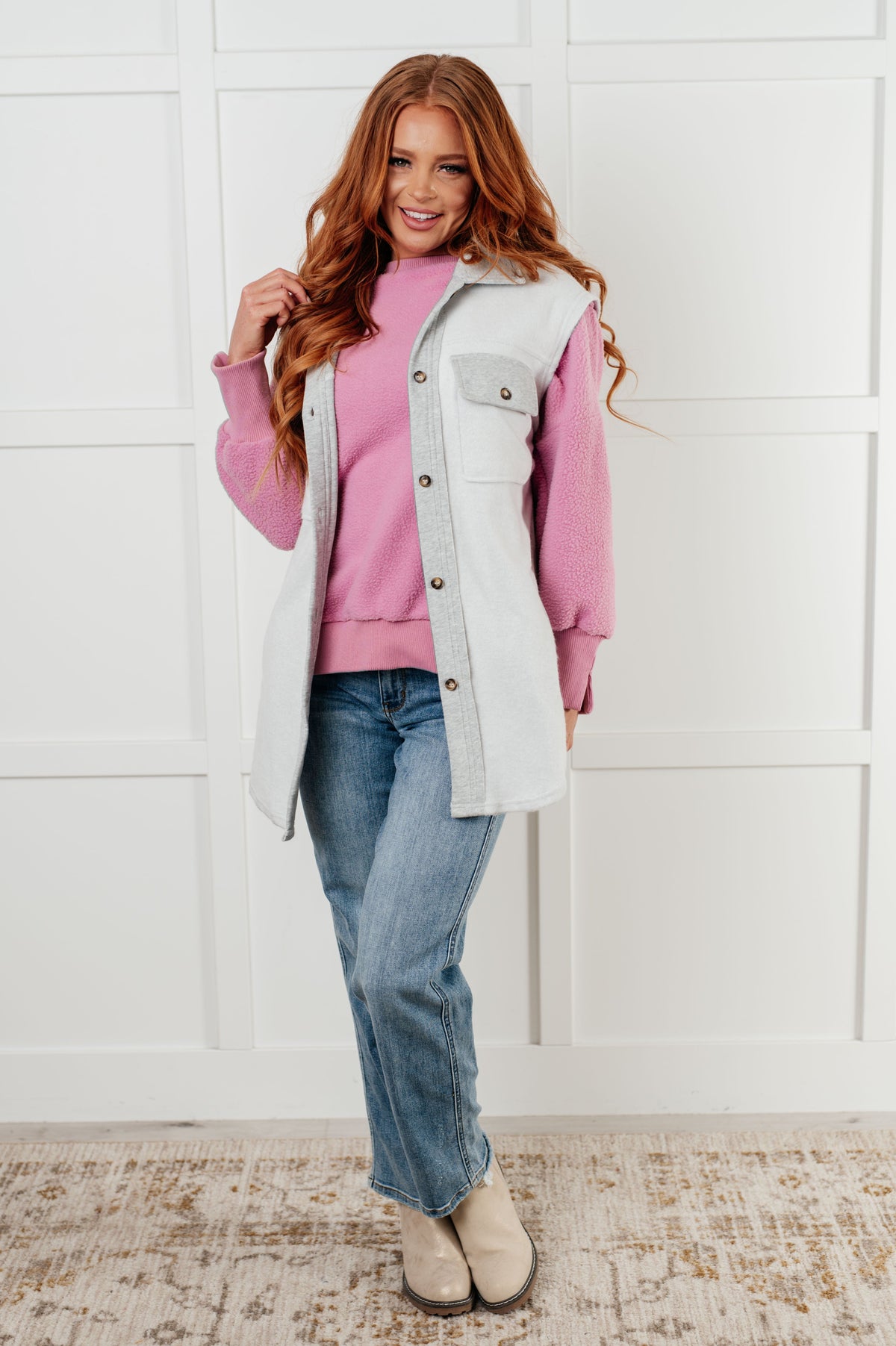 One Eleven North Hopes and Dreams Fleece Pullover Tops