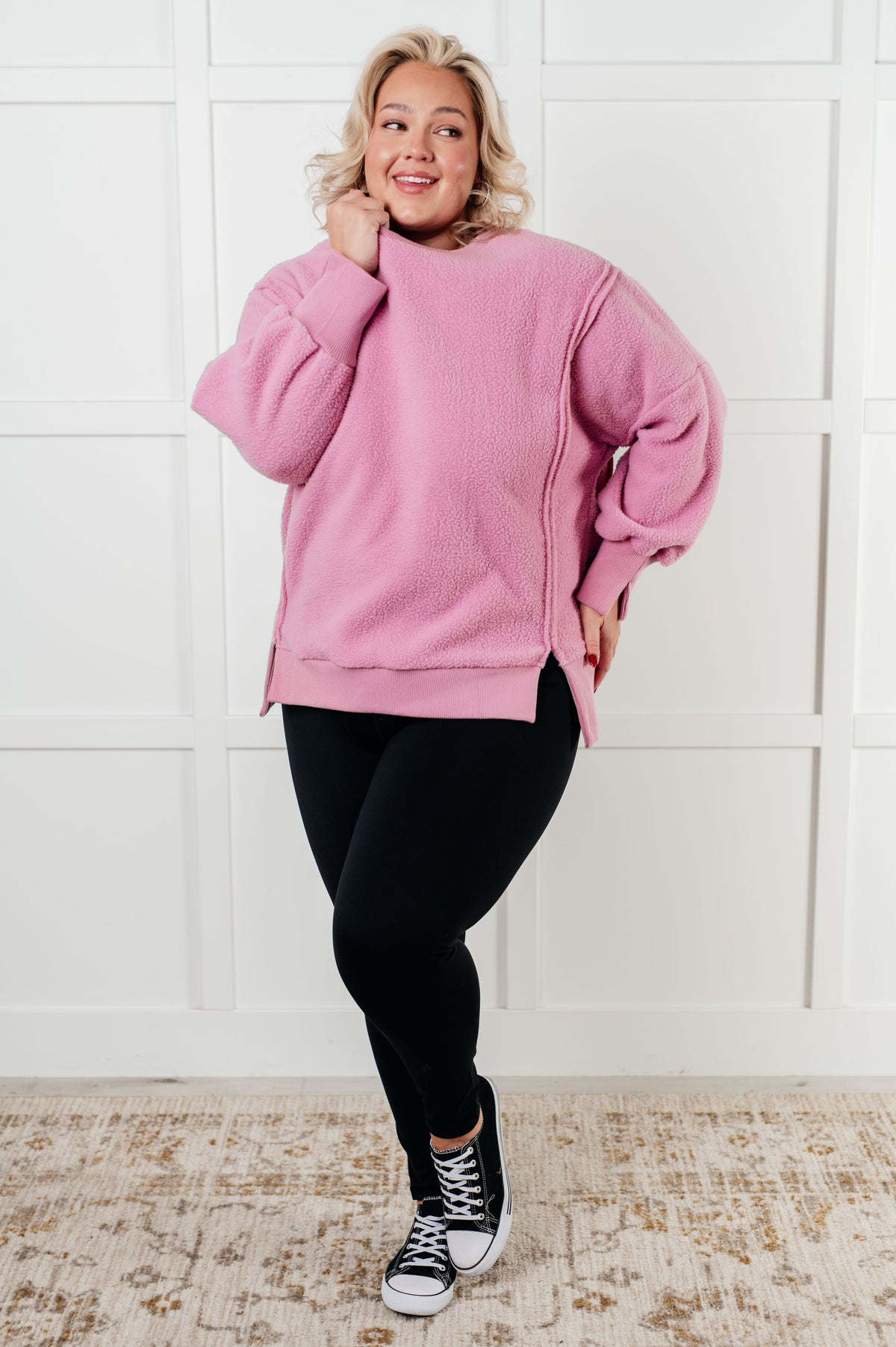One Eleven North Hopes and Dreams Fleece Pullover Tops