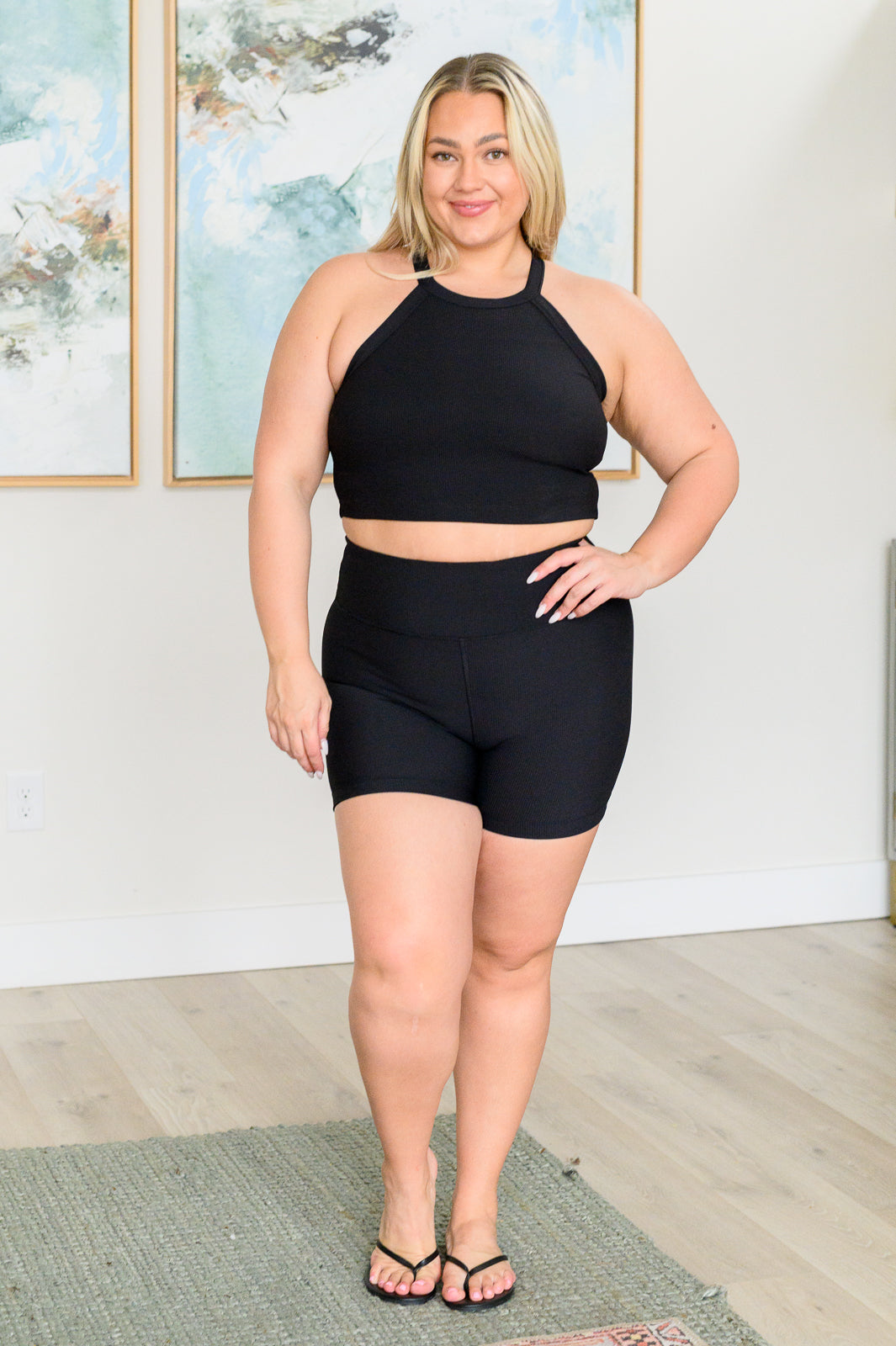 Rae Mode Hot Girl Walks Biker Shorts in Black Shorts