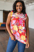 Andree by Unit Among The Flowers Floral Blouse Tops