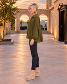 Andree by Unit She's Got A Way Button Down Blouse Womens
