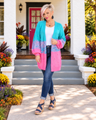 BiBi When We're Grooving Open Front Cardigan Cardigans