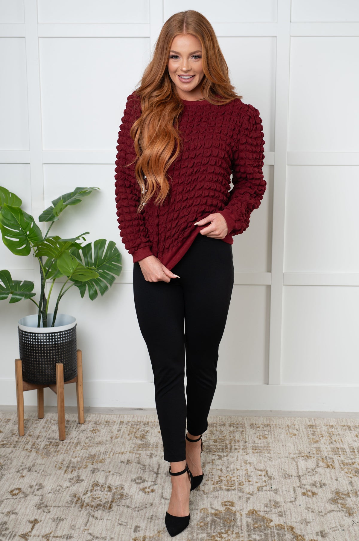 Jodifl In Denial Bubble Pullover Shirts & Tops