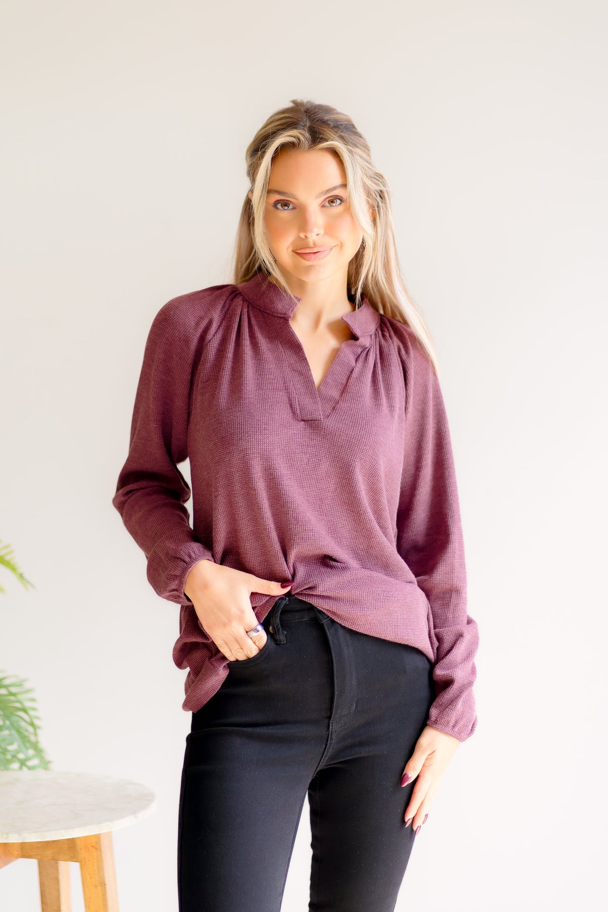 Heimish Mulberry Moon Thermal Top Tops