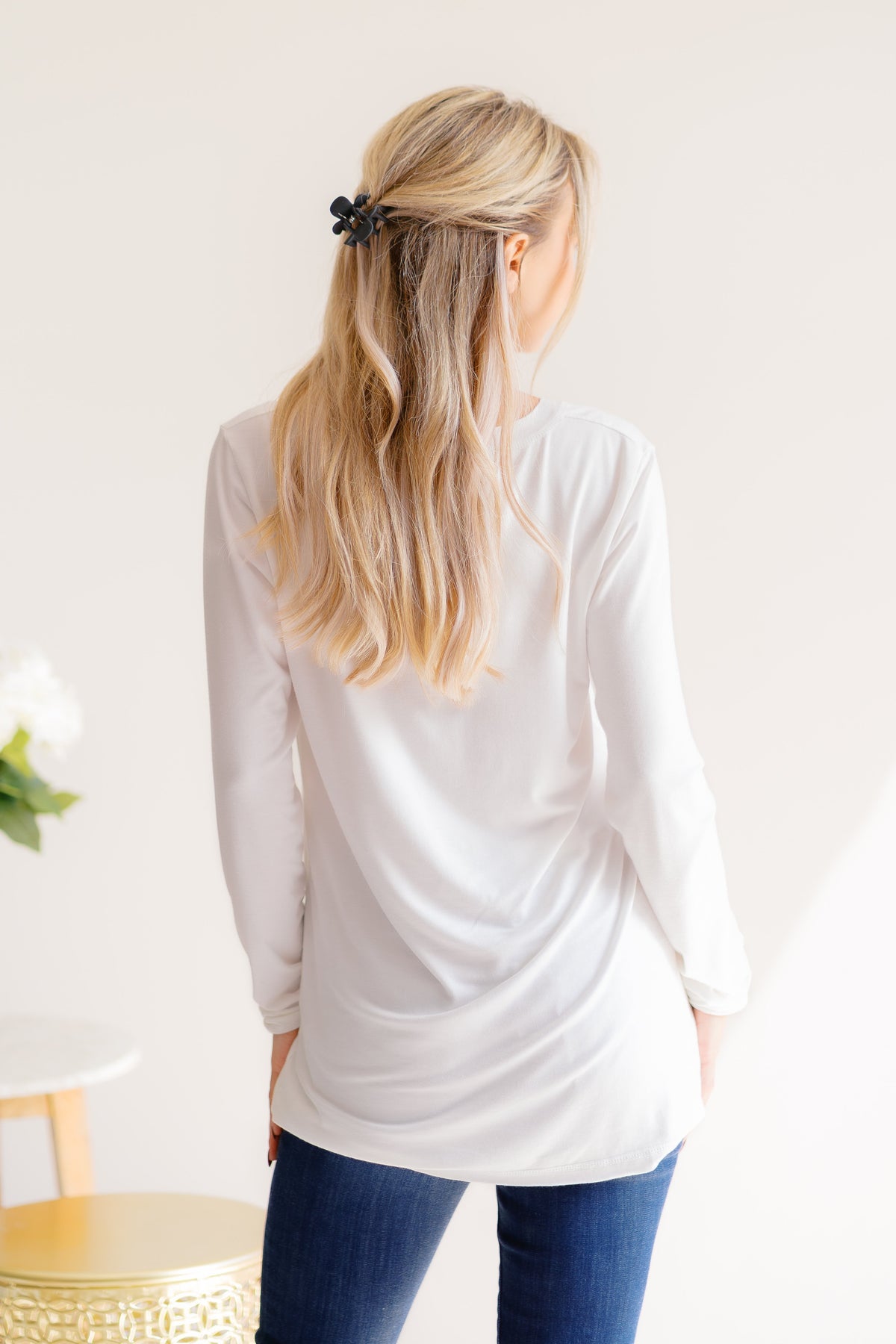 Heimish Ivory Whim Top Tops