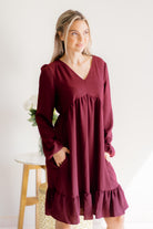Heimish Burgundy Bliss Dress