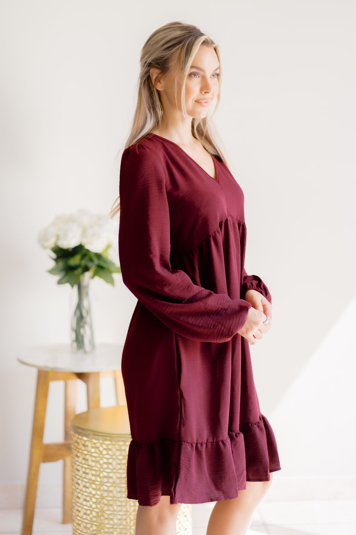 Heimish Burgundy Bliss Dress