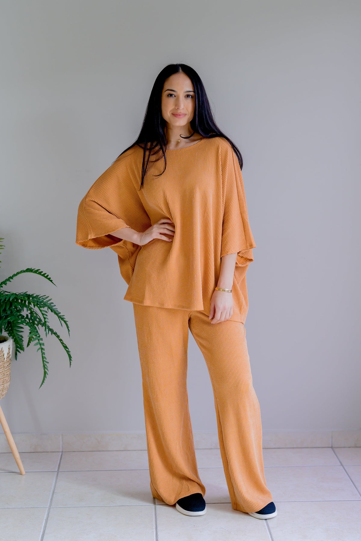 Dear Scarlett Here Comes the Sun Marigold Set Pants