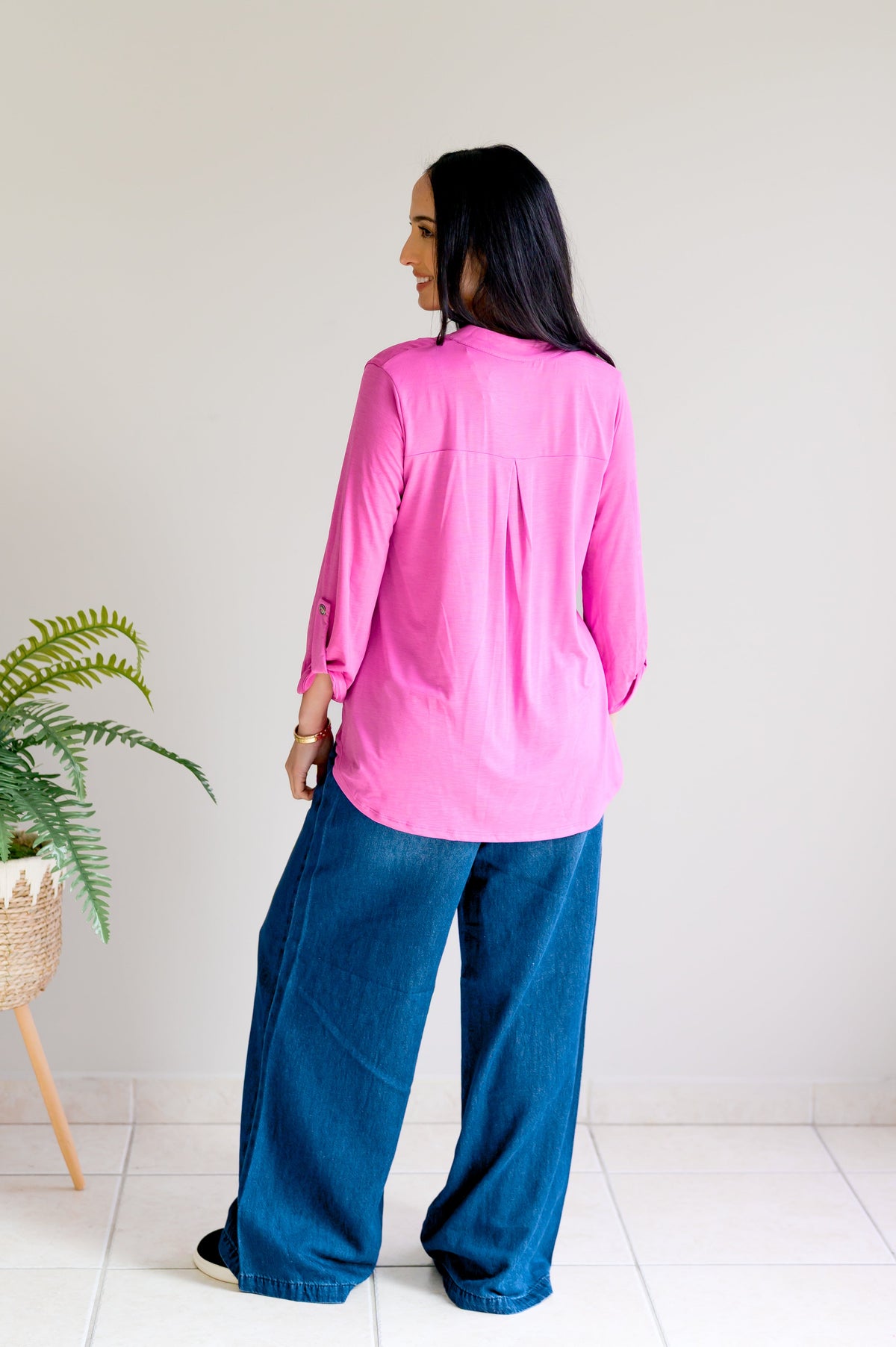 Dear Scarlett Lucy in the Sky Magenta Top