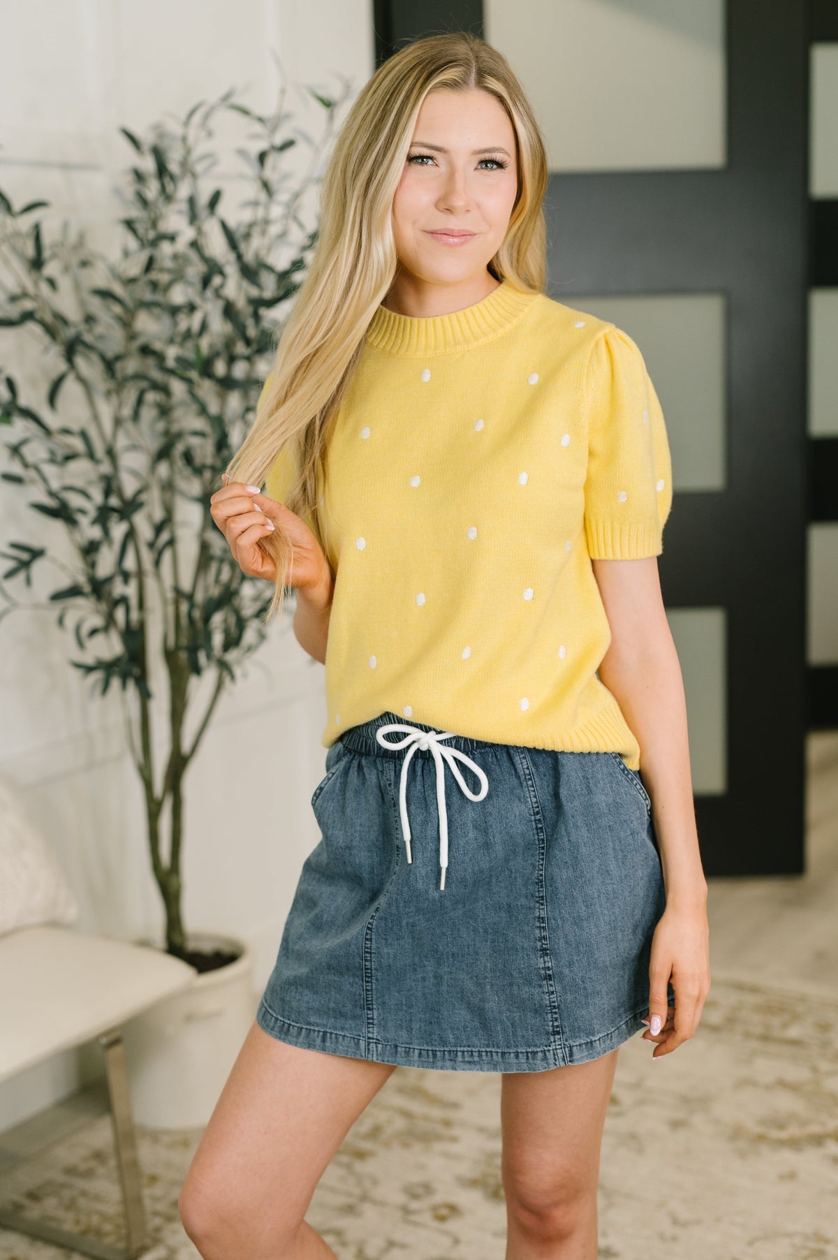 Haptics I'd Like to See You Try High Waisted Skort Skorts