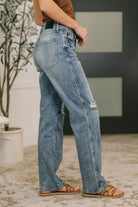 Judy Blue Kayla High Waist Rigid Magic Slim Straight Womens