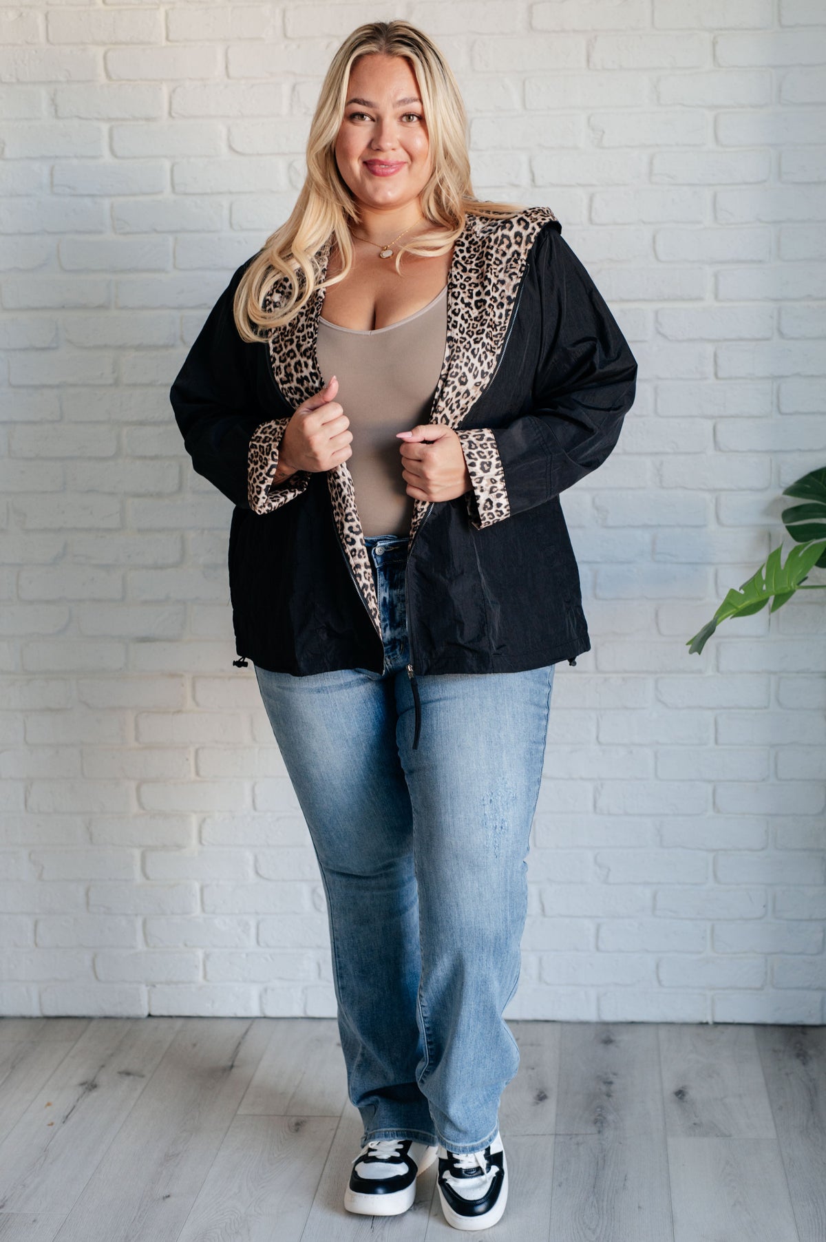 Jodifl Let's Get Wild Hooded Windbreaker Coats & Jackets