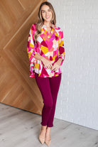 Dear Scarlett Magic Ankle Crop Skinny Pants in Wine Bottoms