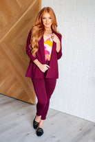 Dear Scarlett Magic Ankle Crop Skinny Pants in Wine Bottoms
