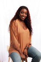 Sew In Love Mustard Pocket Top Tops