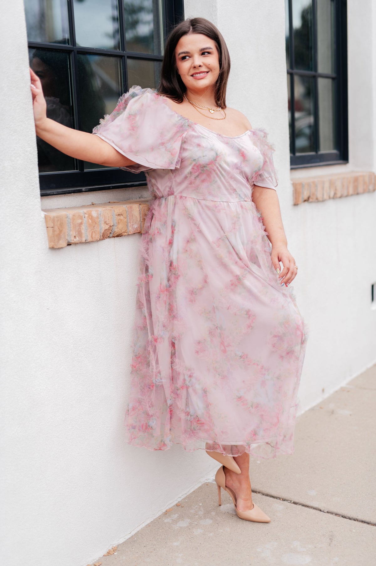 Polagram My Little Songbird Fluttersleeve Dress Dresses