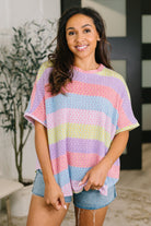 Haptics Never Been So Sure Textured Top Tops