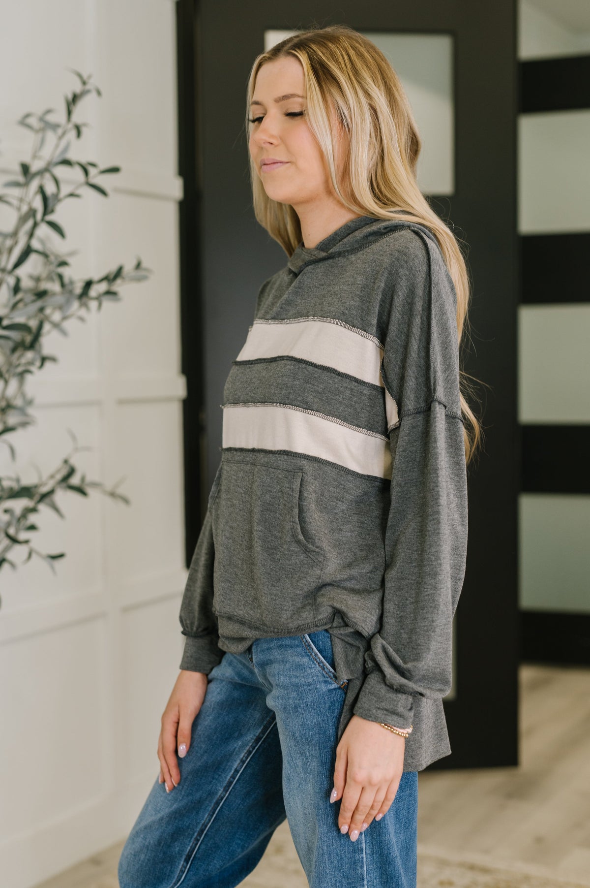 Haptics Nice to Meet Me Pullover Hoodie Womens