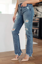 Judy Blue O'Hara Destroyed Straight Jeans Pants