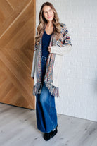 Haptics Oh So Lucky Fringe Cardigan 2XL Cardigan