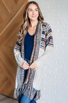 Haptics Oh So Lucky Fringe Cardigan Cardigan
